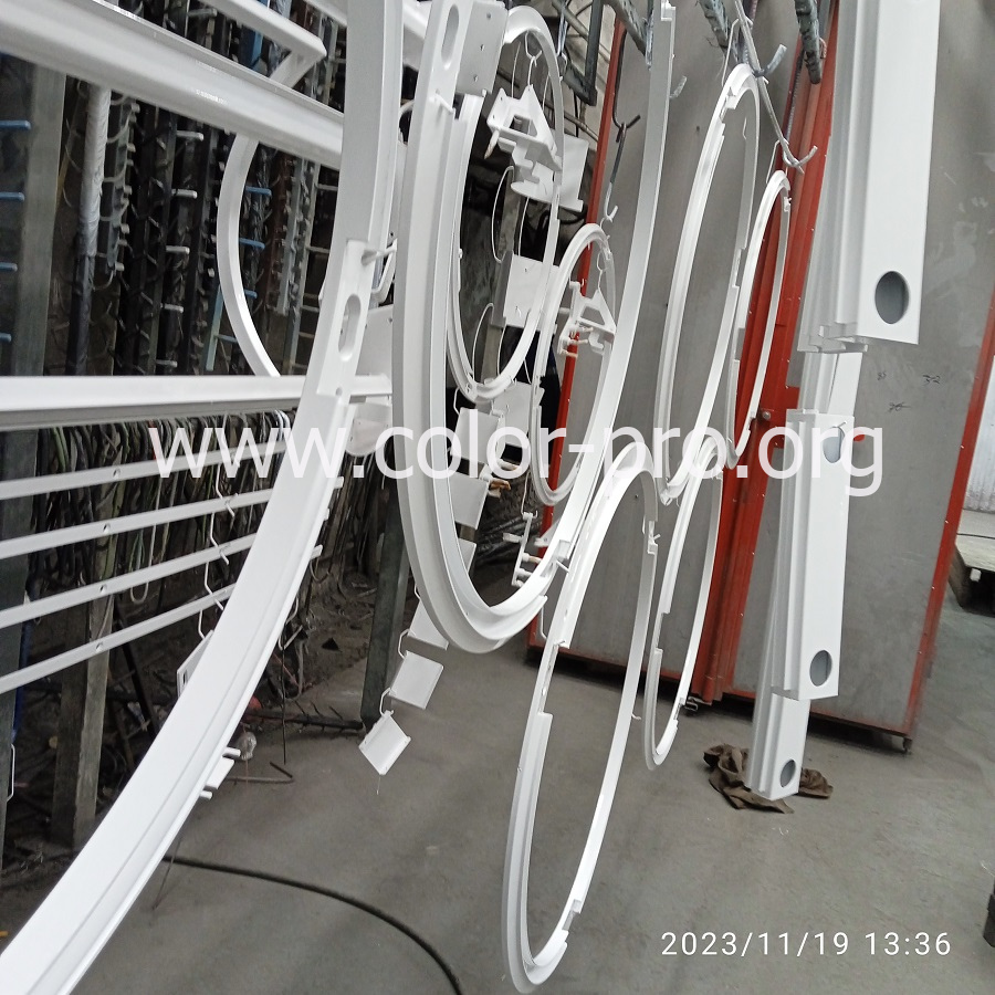 Порошковая покраска дверей — работа 2